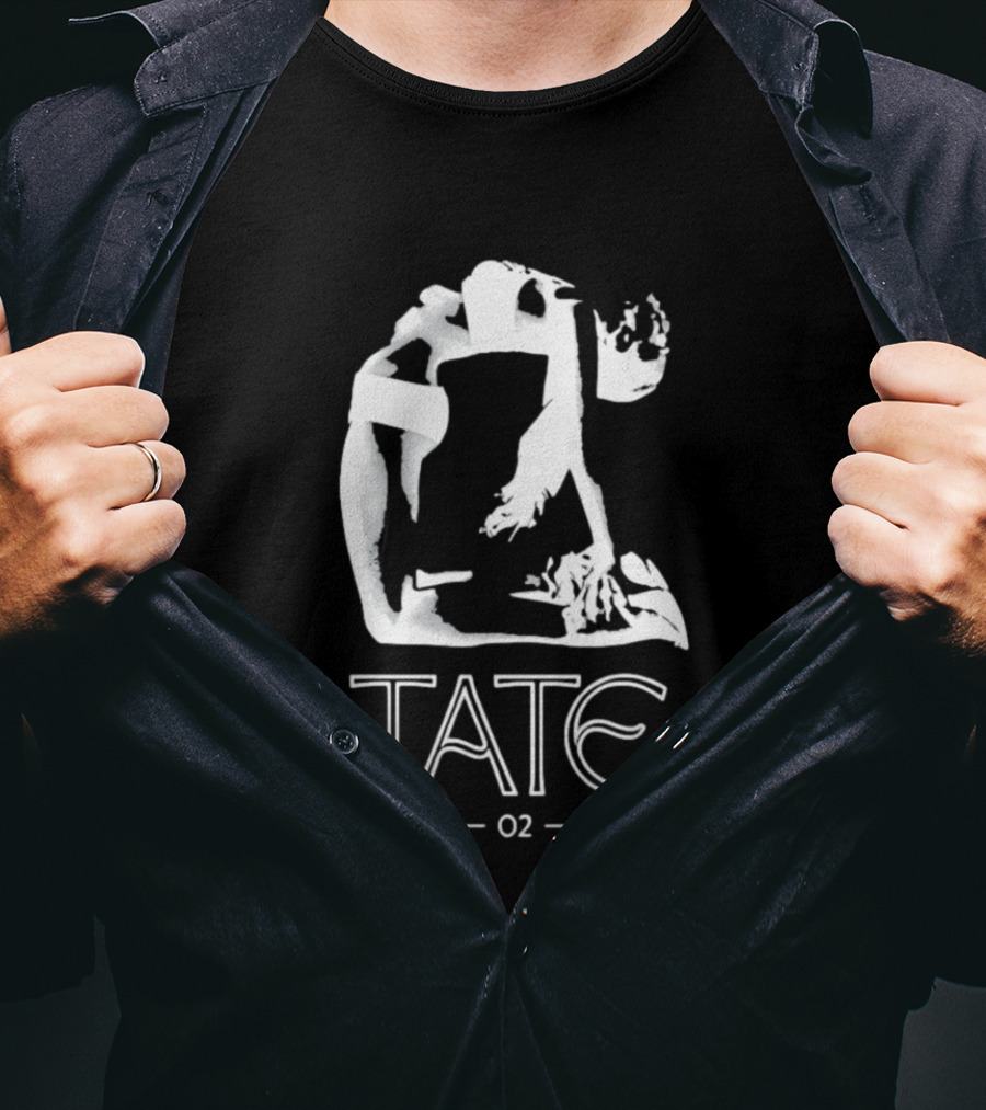 Tate 08 02 26 Minimalist Yoga Fitness Pose T-Shirt
