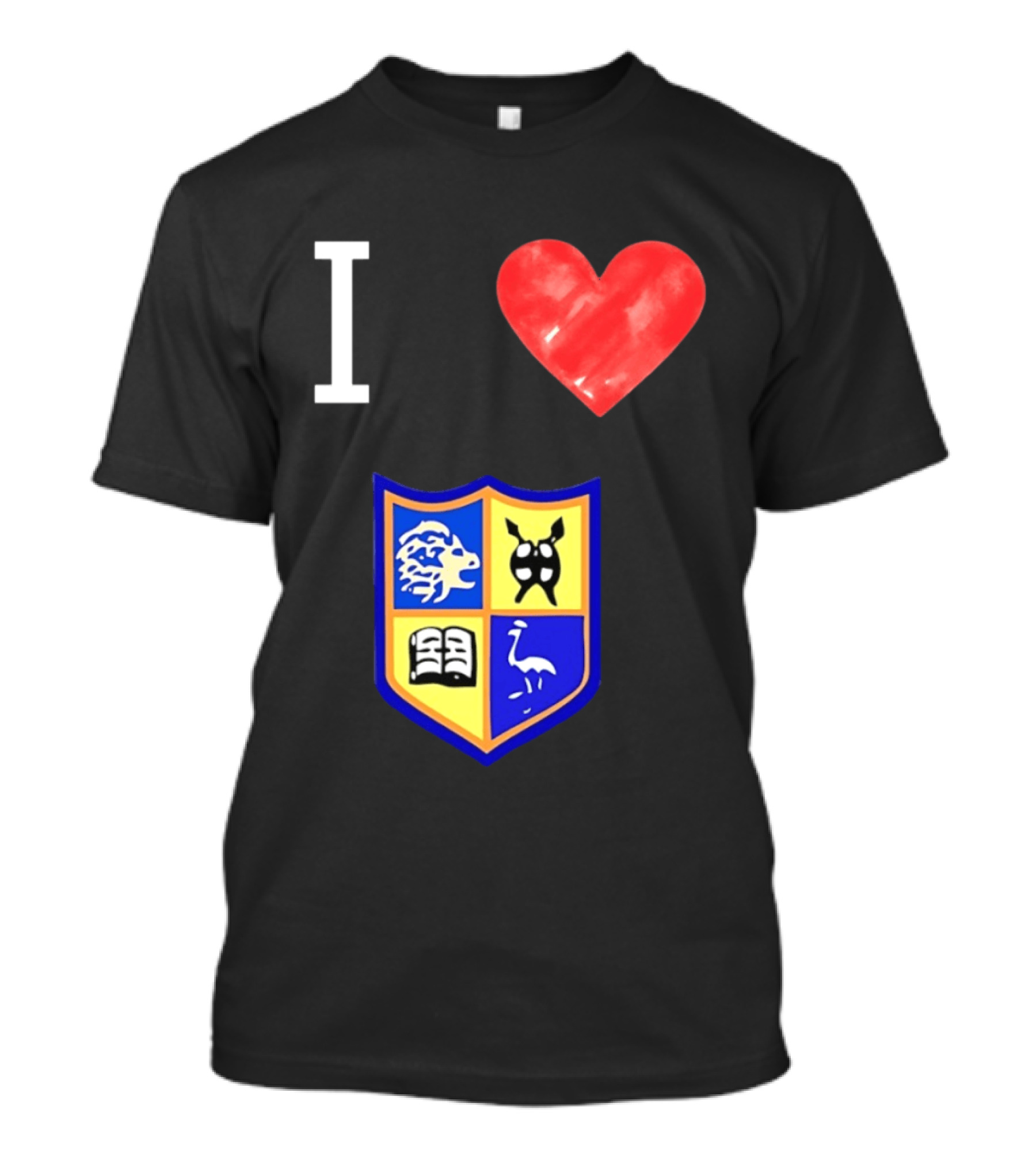 I Love University Of Zimbabwe UZ Harare Lion Emblem Crest T-Shirt