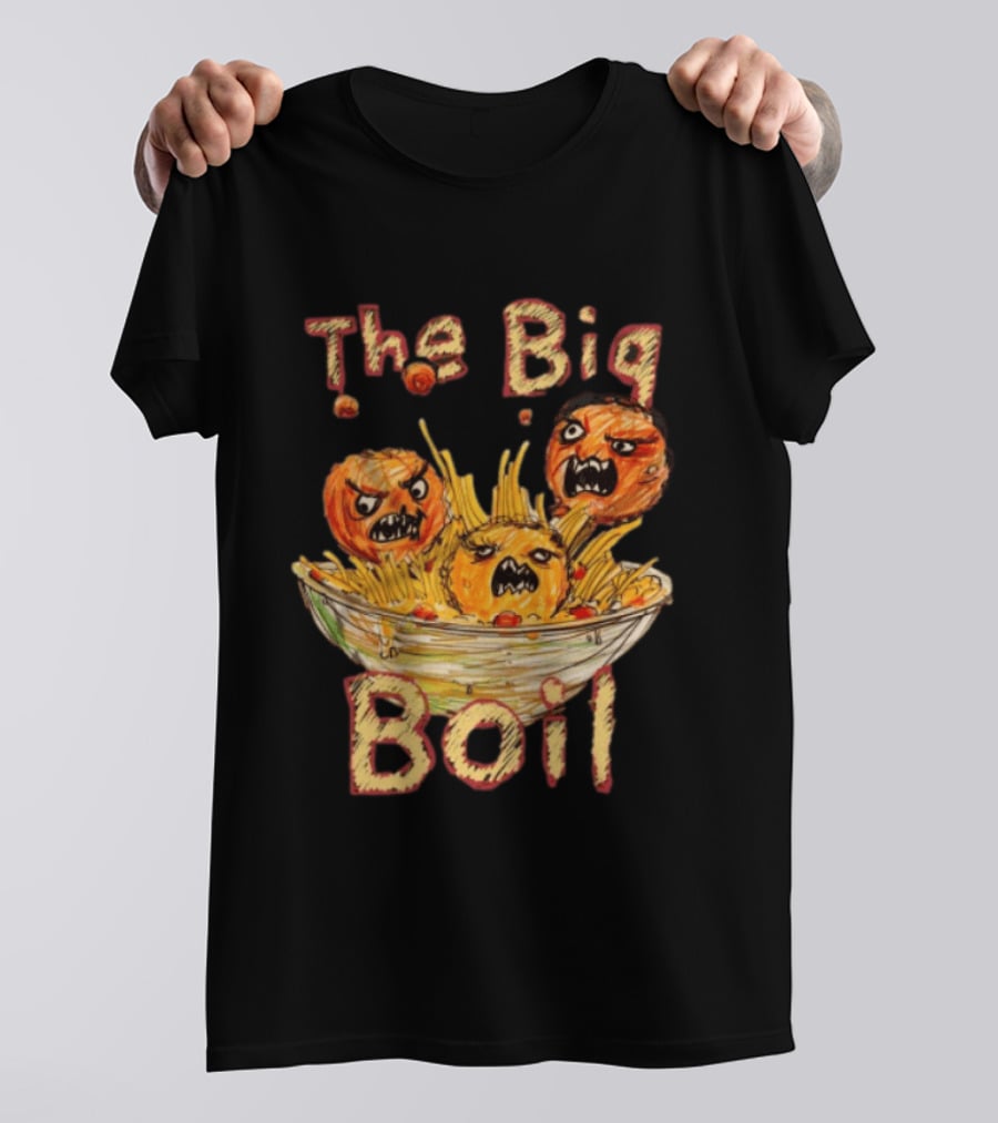 Kt8 Store Spag Heddy The Big Boil Scribble Black T-Shirt