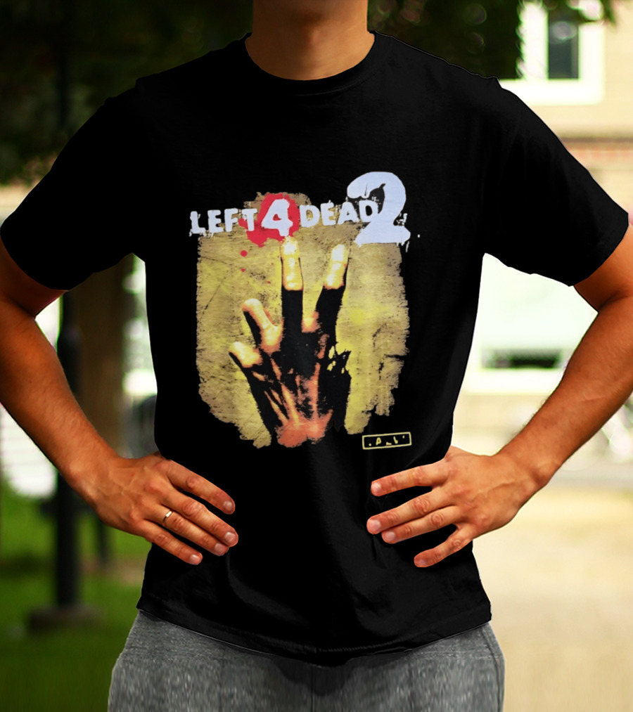 Left 4 Dead 2 Zombie Hand Valve Video Game Survival T-Shirt