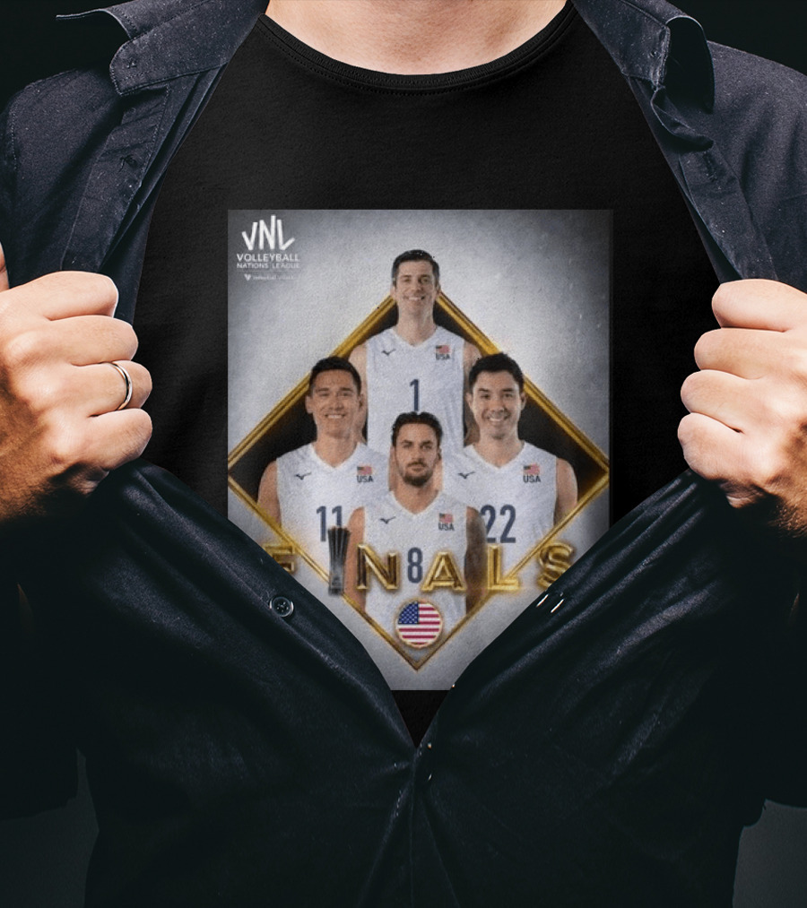 VNL Volleyball Nations League USA Finals 2026 Volley Pass T-Shirt