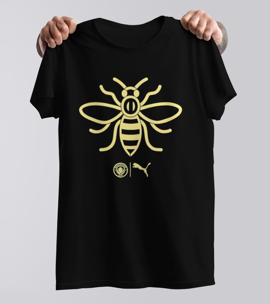 Manchester City Premier League Bee Puma Collaboration T-Shirt