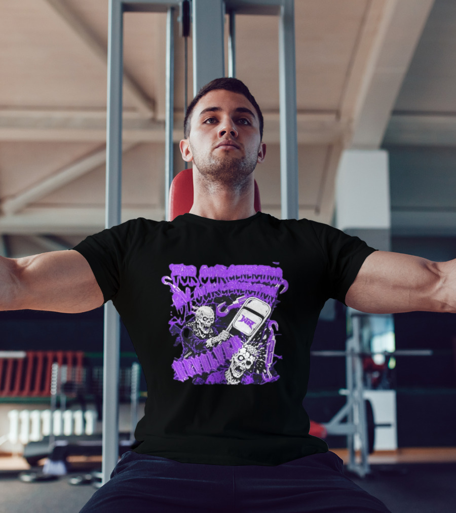 Wrestling Revolver For Our Generation Skeletons Purple T-Shirt