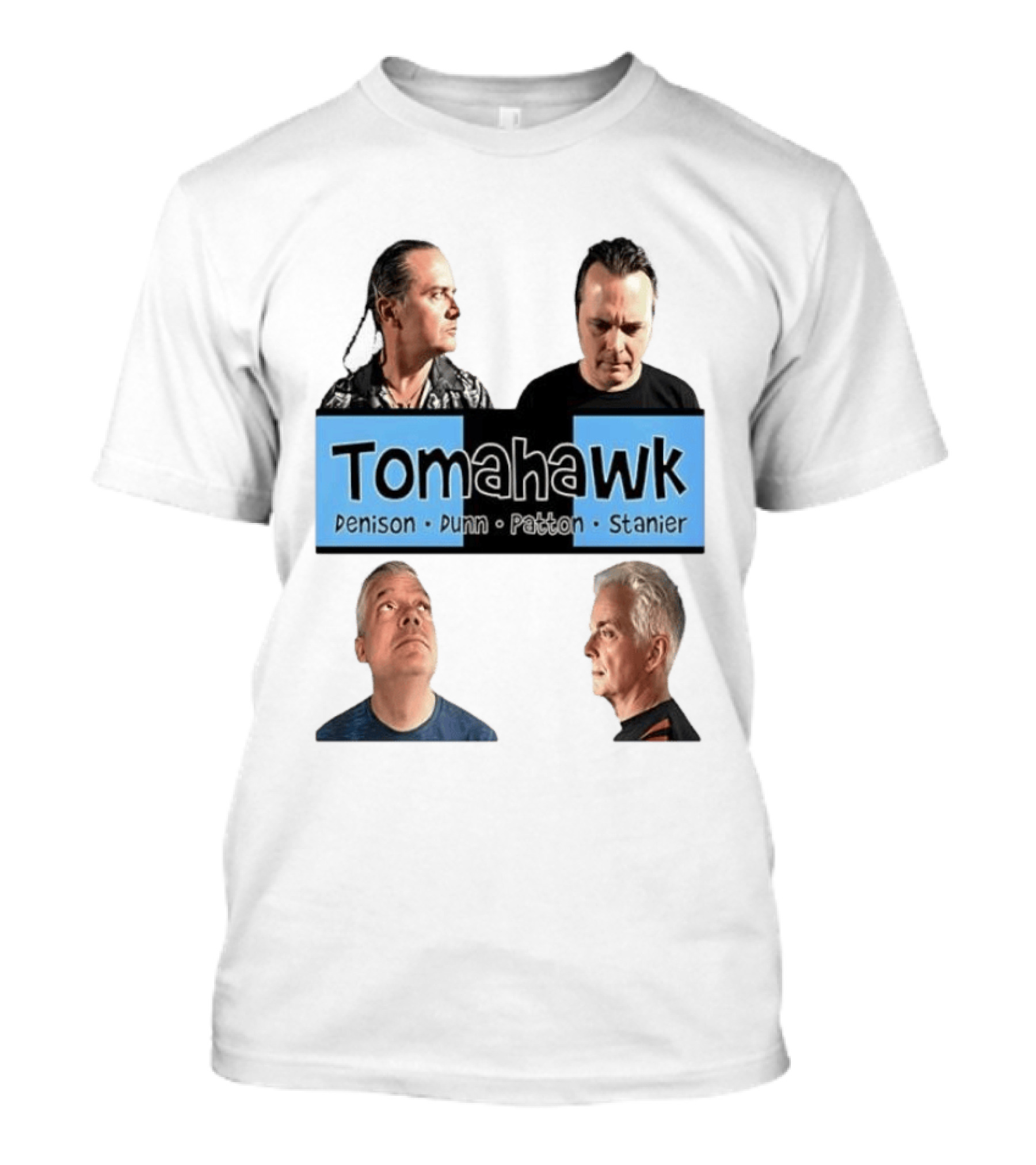 Tomahawk Denison Dunn Patton Stanier Band Members Portraits T-Shirt