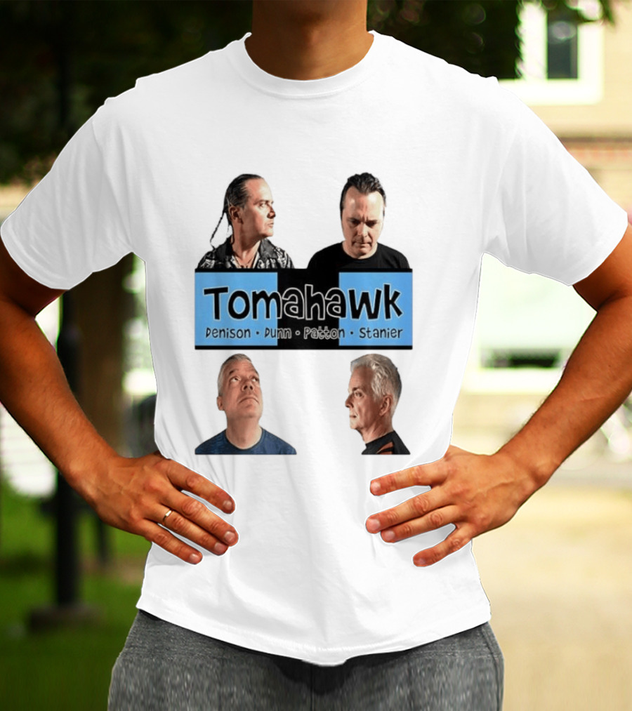 Tomahawk Denison Dunn Patton Stanier Band Members Portraits T-Shirt
