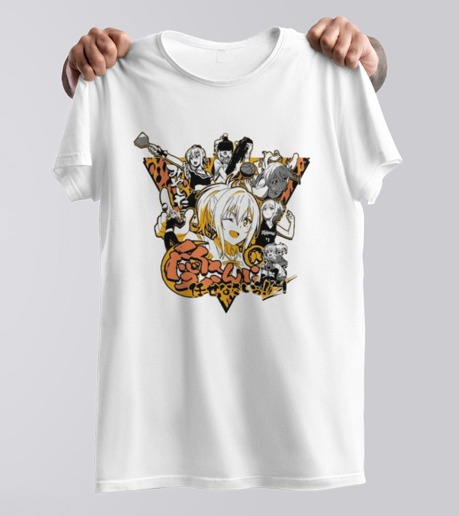 Ai Miyashita Love Live Nijigasaki High School Idol Club Character Collage With Japanese T-Shirt