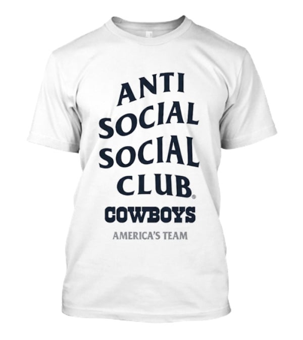 Anti Social Social Club Cowboys America's Team T-Shirt