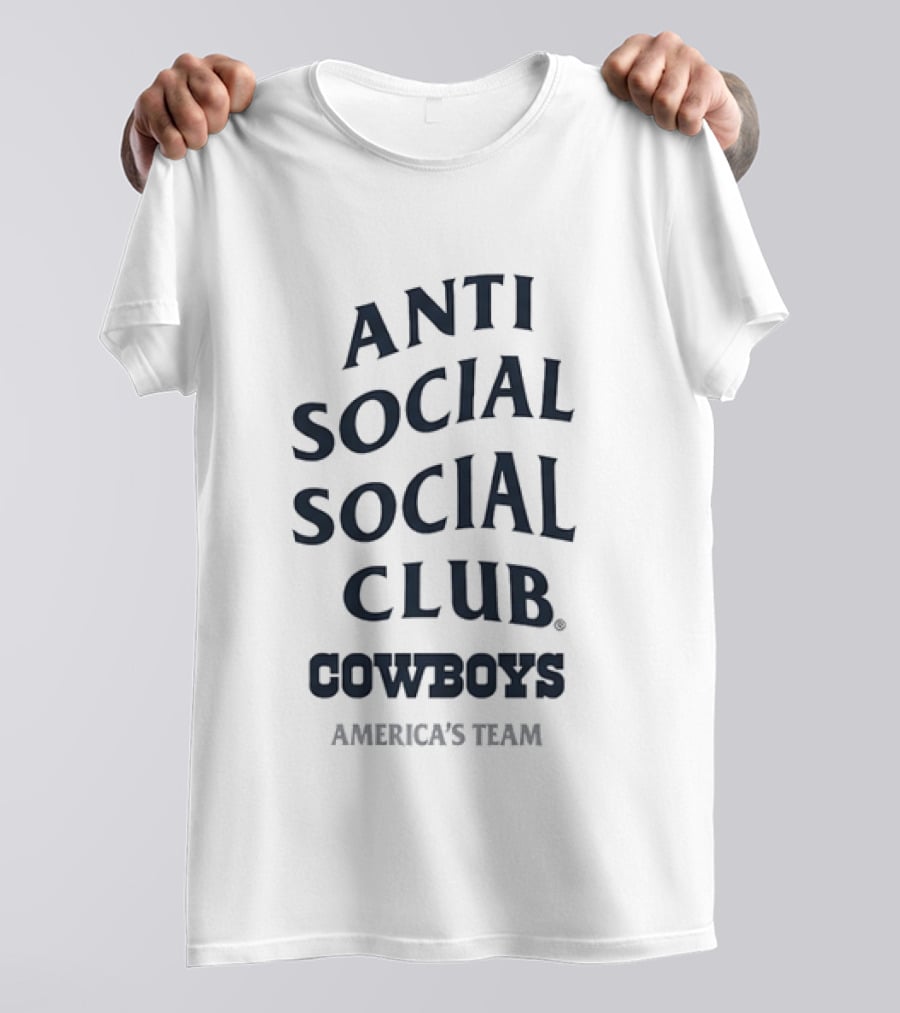 Anti Social Social Club Cowboys America's Team T-Shirt