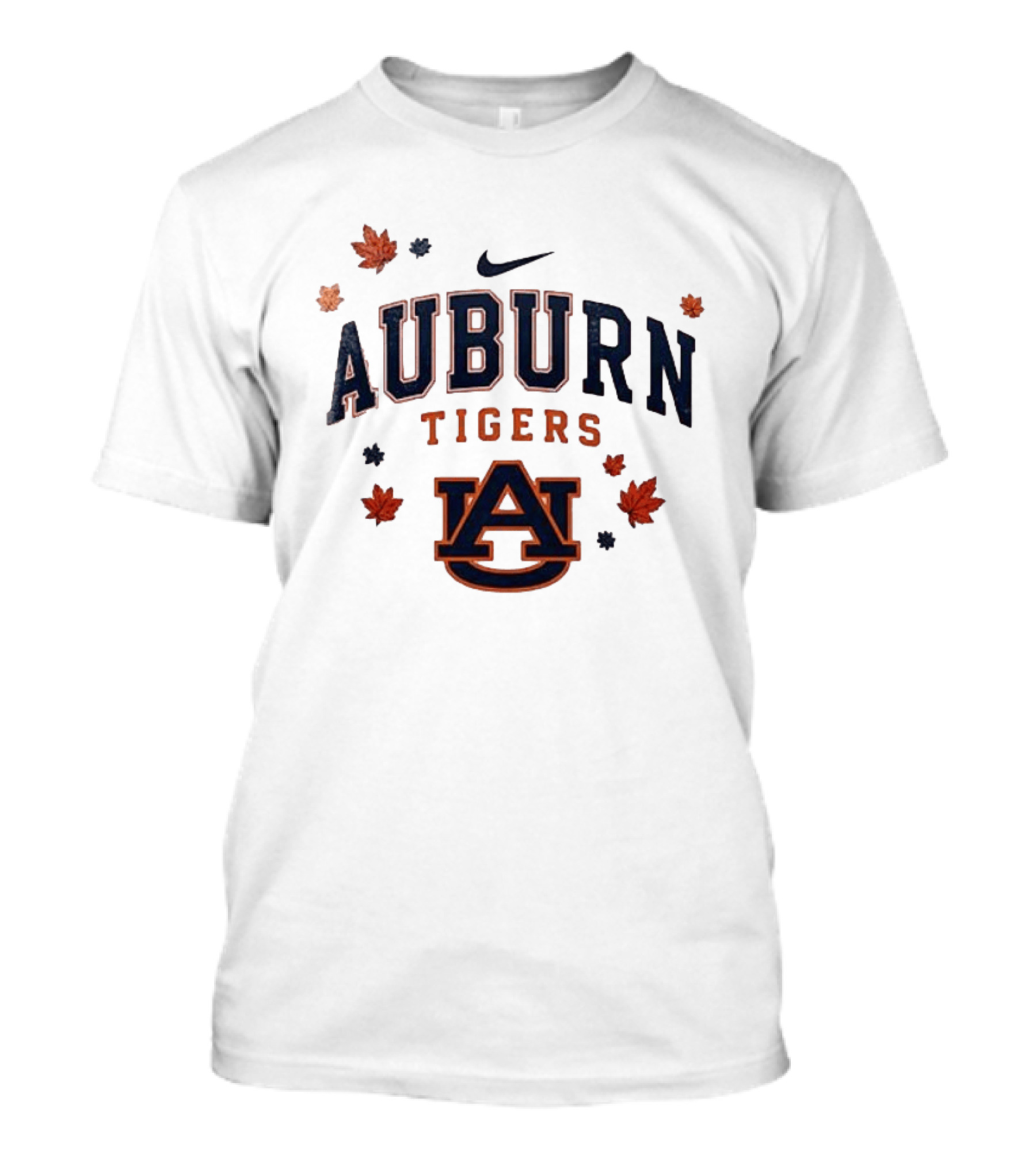 Auburn Tigers Nike Fall Leaves University Spirit T-Shirt