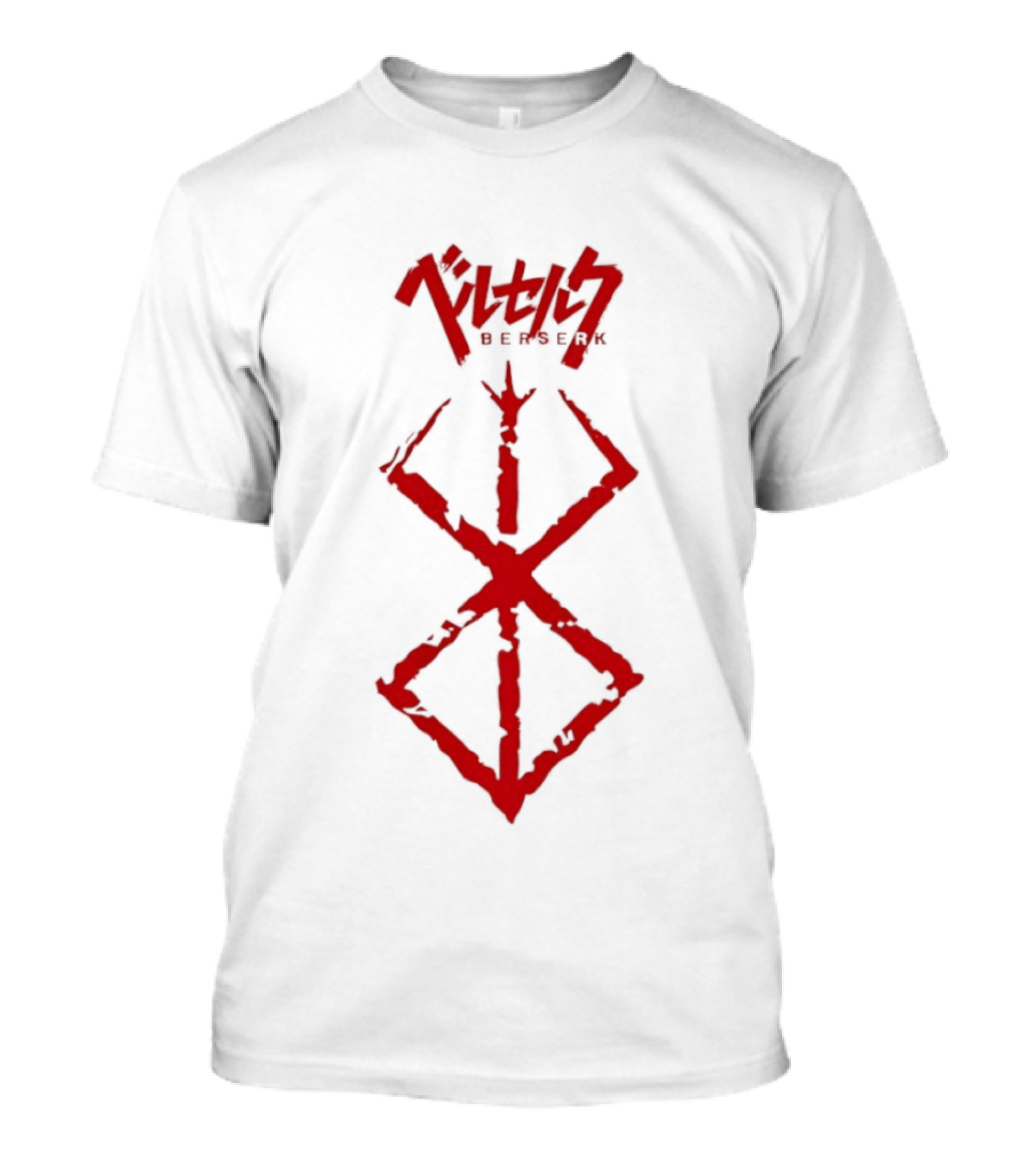 Berserk Sacrifice Symbol Red Japanese Text Anime Series T-Shirt