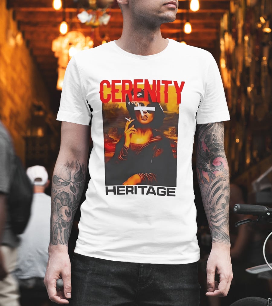 Cerenity Heritage Mona Lisa Smoking T-Shirt