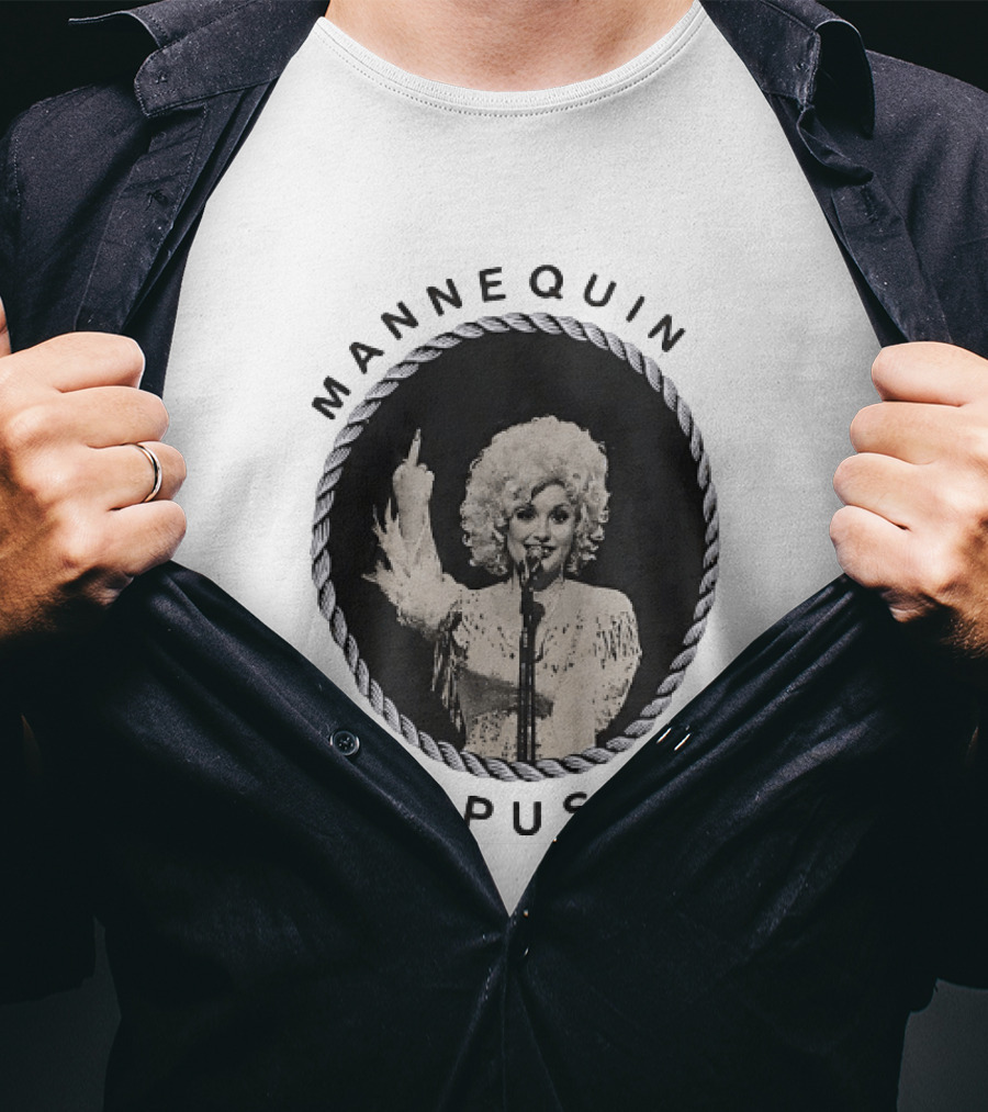Mannequin Pussy Dolly Parton Country Music Finger T-Shirt