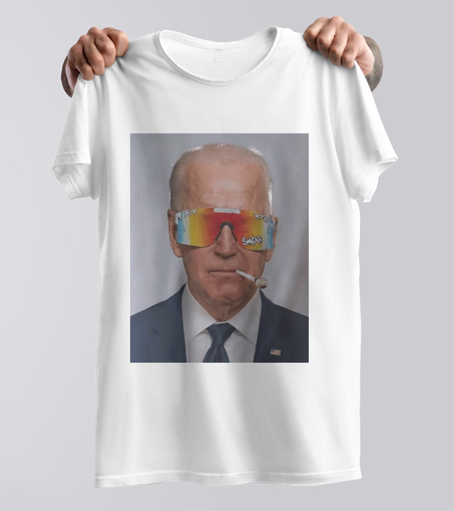 Joe Biden Pit Viper Sunglasses Smoking Pipe President T-Shirt