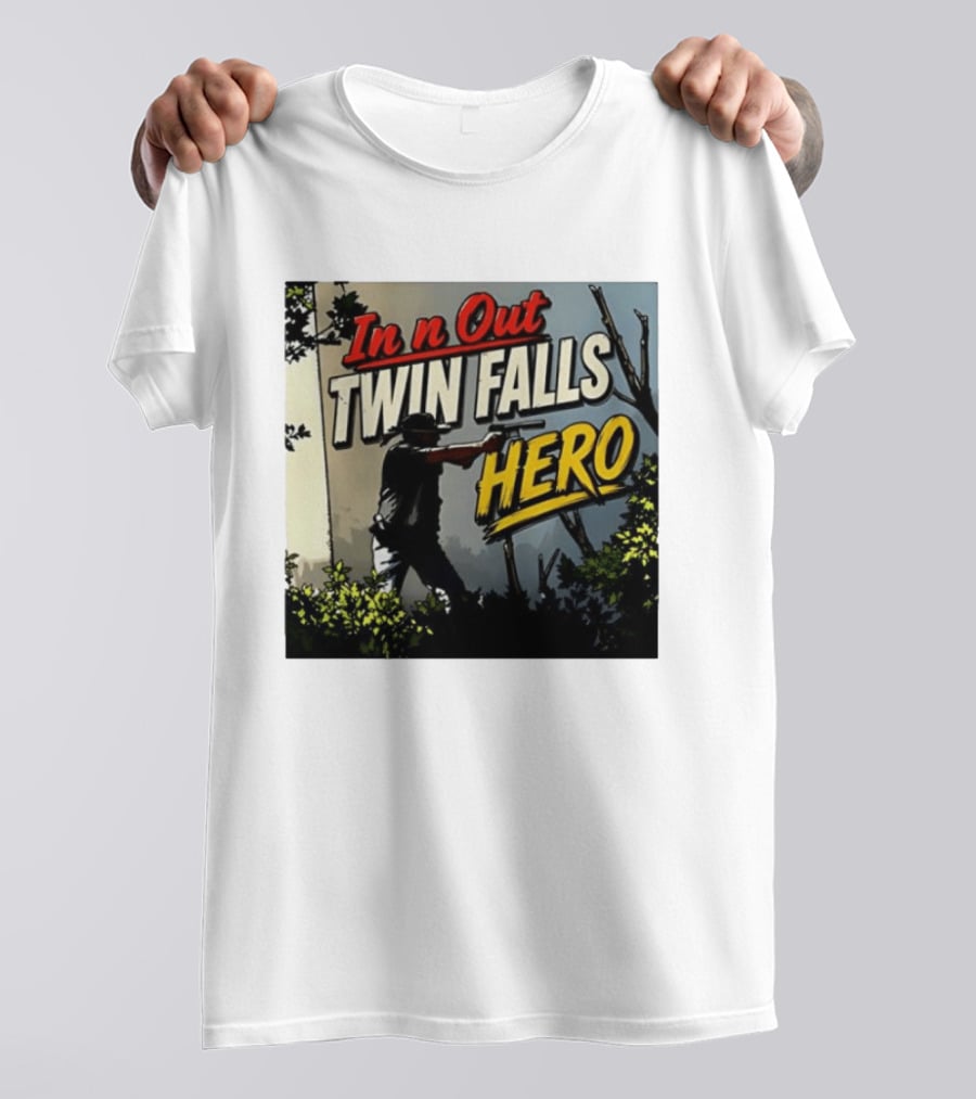 In N Out Twin Falls Hero Jordan Salinas 2026 T-Shirt