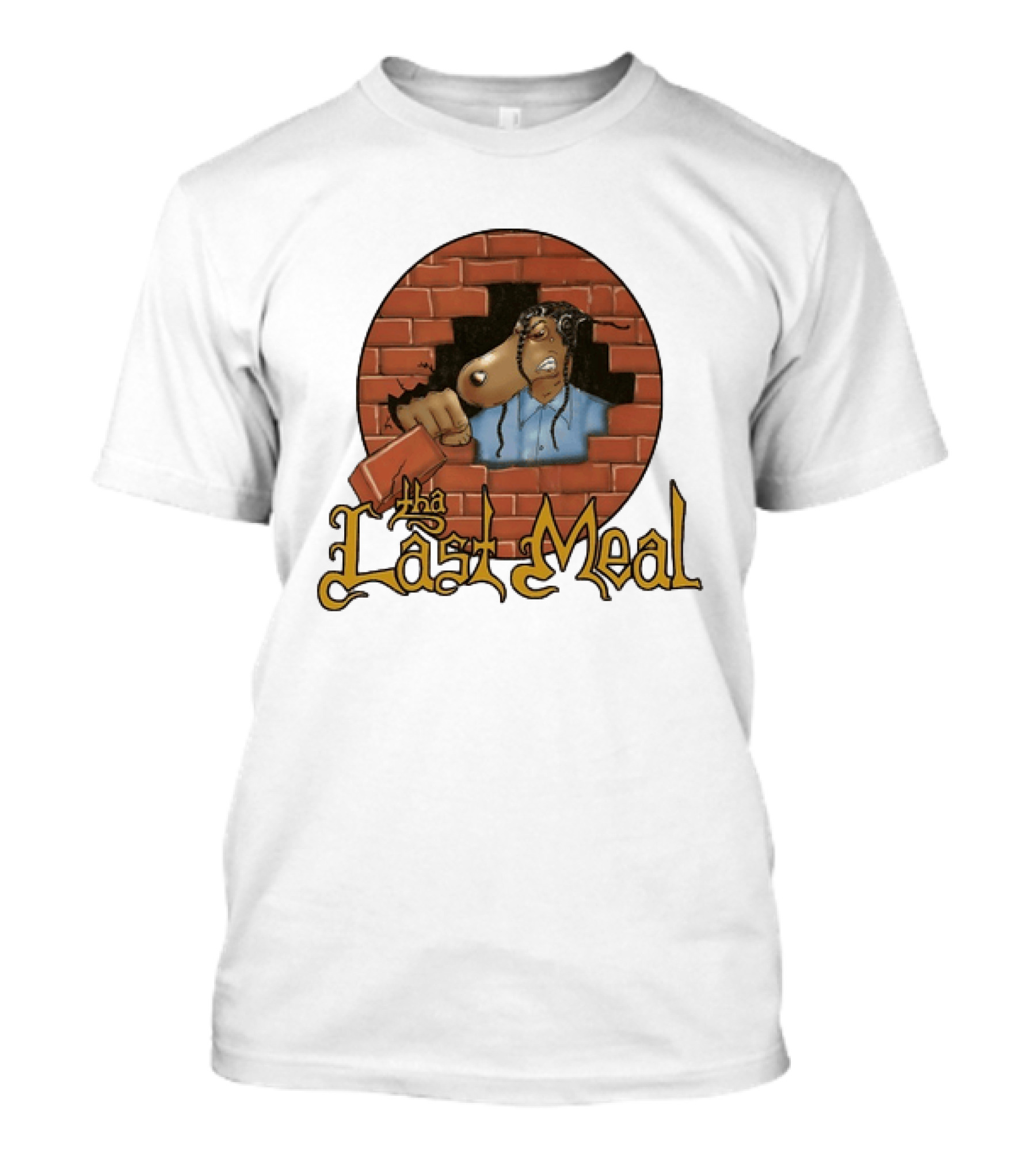 Tha Last Meal West Coast Hip Hop Snoop Dogg Brick Wall T-Shirt