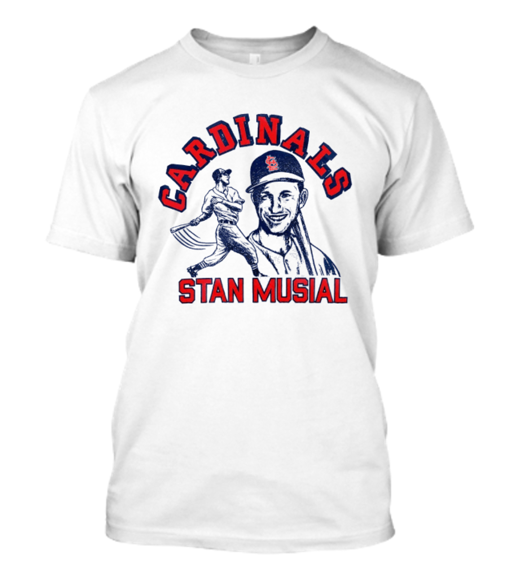 St Louis Cardinals Stan Musial Baseball Legend T-Shirt