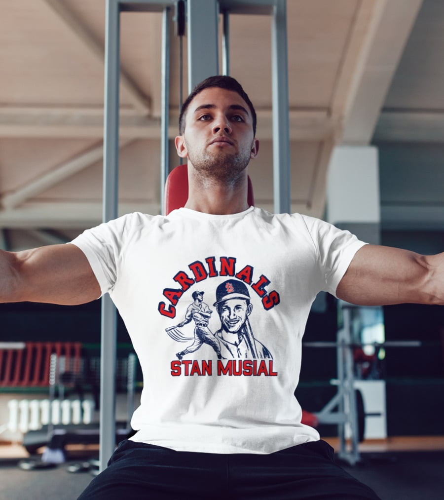 St Louis Cardinals Stan Musial Baseball Legend T-Shirt