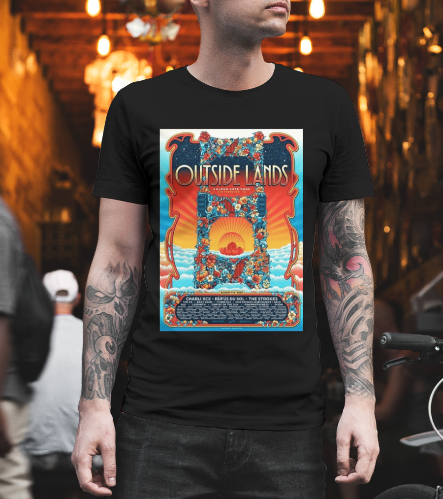 Babymetal LuckyFes'26 Quick Dry 8 Outside Lands Golden Gate Park August 11 To 13 2023 Charli XCX Rufus Du Sol The Strokes T-Shirt