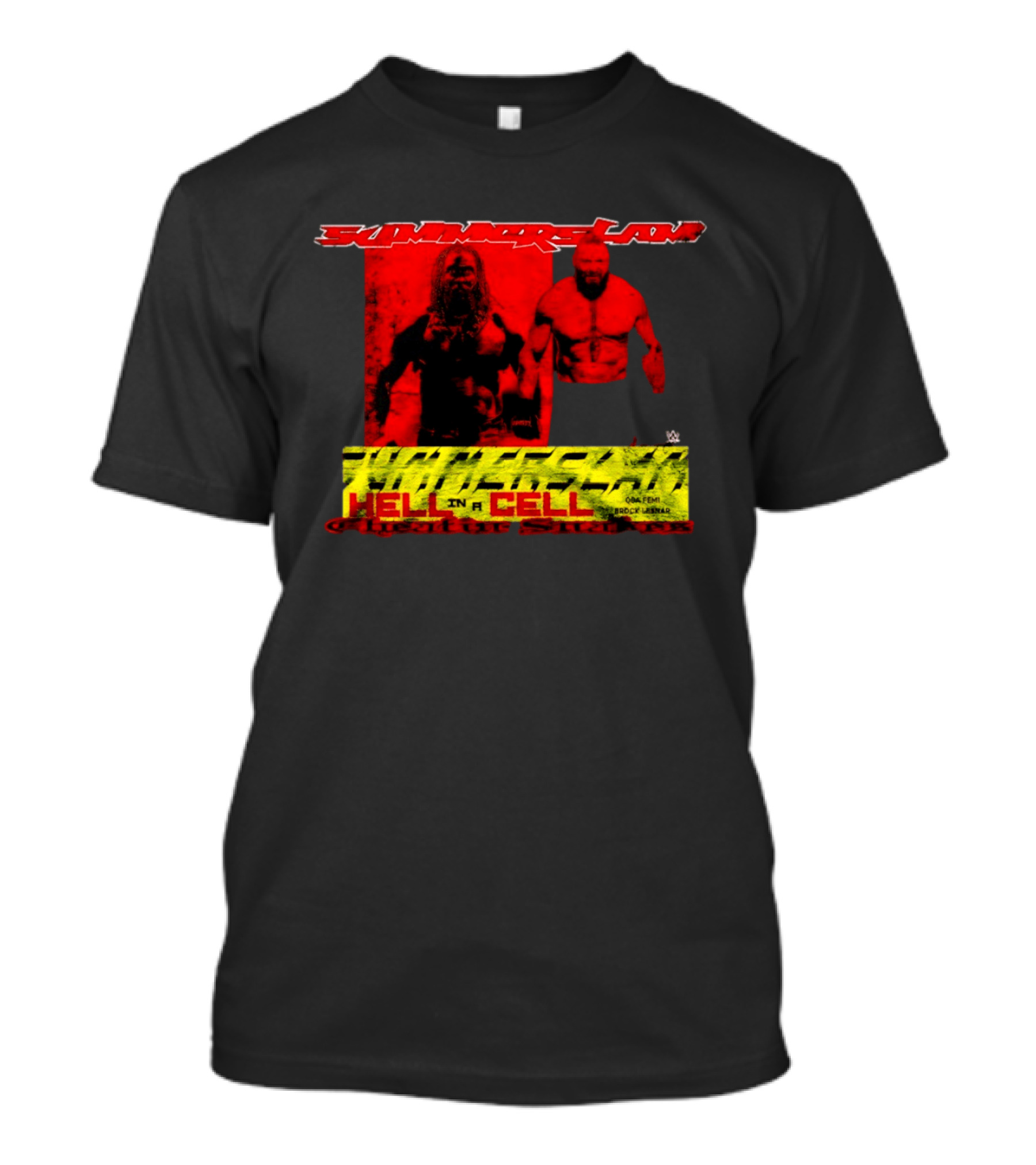SummerSlam Hell In A Cell Brock Lesnar Oba Femi Cheatin Snakez T-Shirt