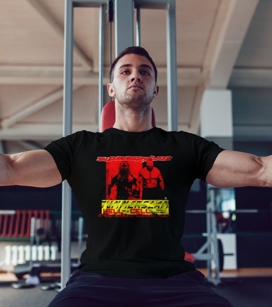 SummerSlam Hell In A Cell Brock Lesnar Oba Femi Cheatin Snakez T-Shirt