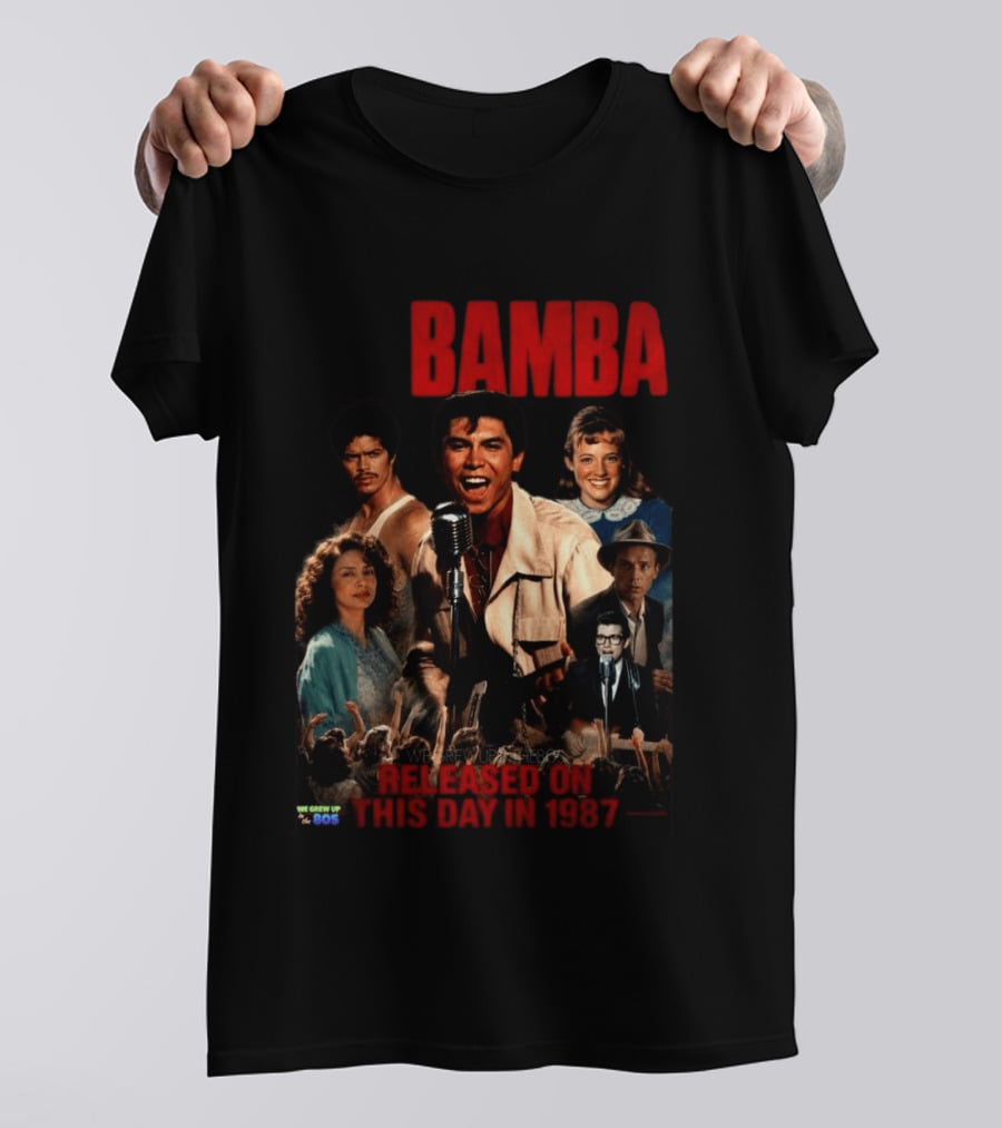 Bamba Released On This Day In 1987 80s Movie T-Shirt