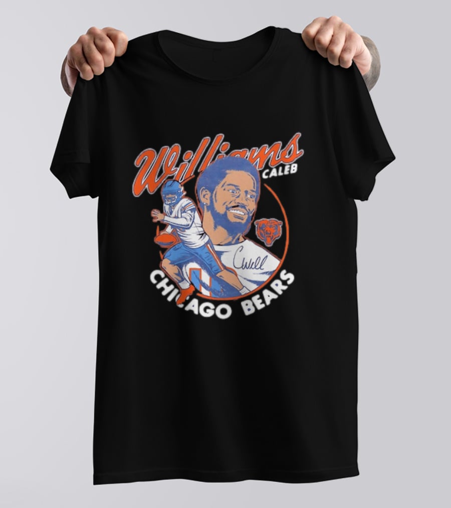 Williams Caleb Chicago Bears Football Player Bears T-Shirt