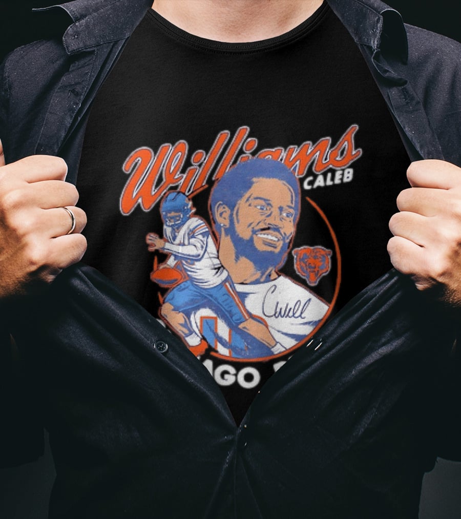 Williams Caleb Chicago Bears Football Player Bears T-Shirt