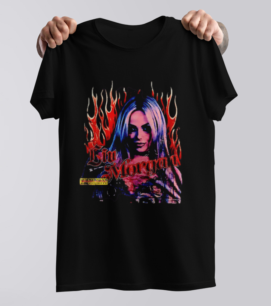 Liv Morgan WWE SummerSlam Minnesota Flames Wrestling T-Shirt
