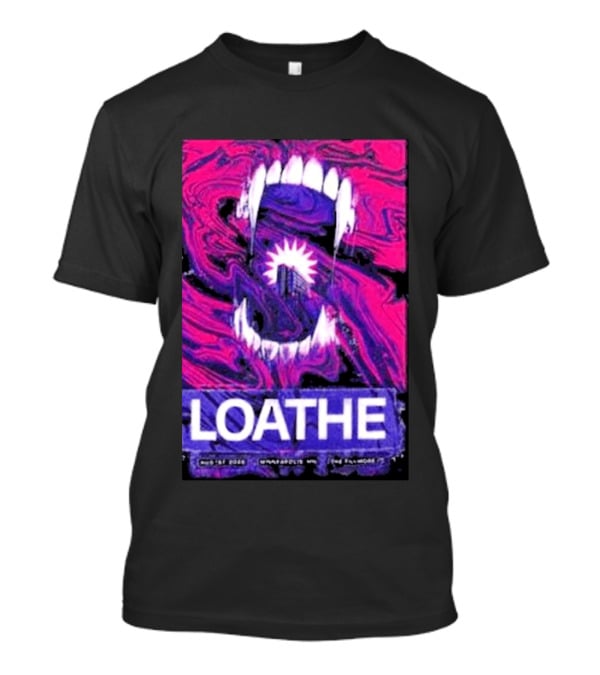 Loathe Band Live At The Fillmore Minneapolis MN August 1 2026 Concert T-Shirt