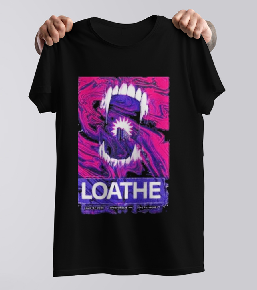 Loathe Band Live At The Fillmore Minneapolis MN August 1 2026 Concert T-Shirt
