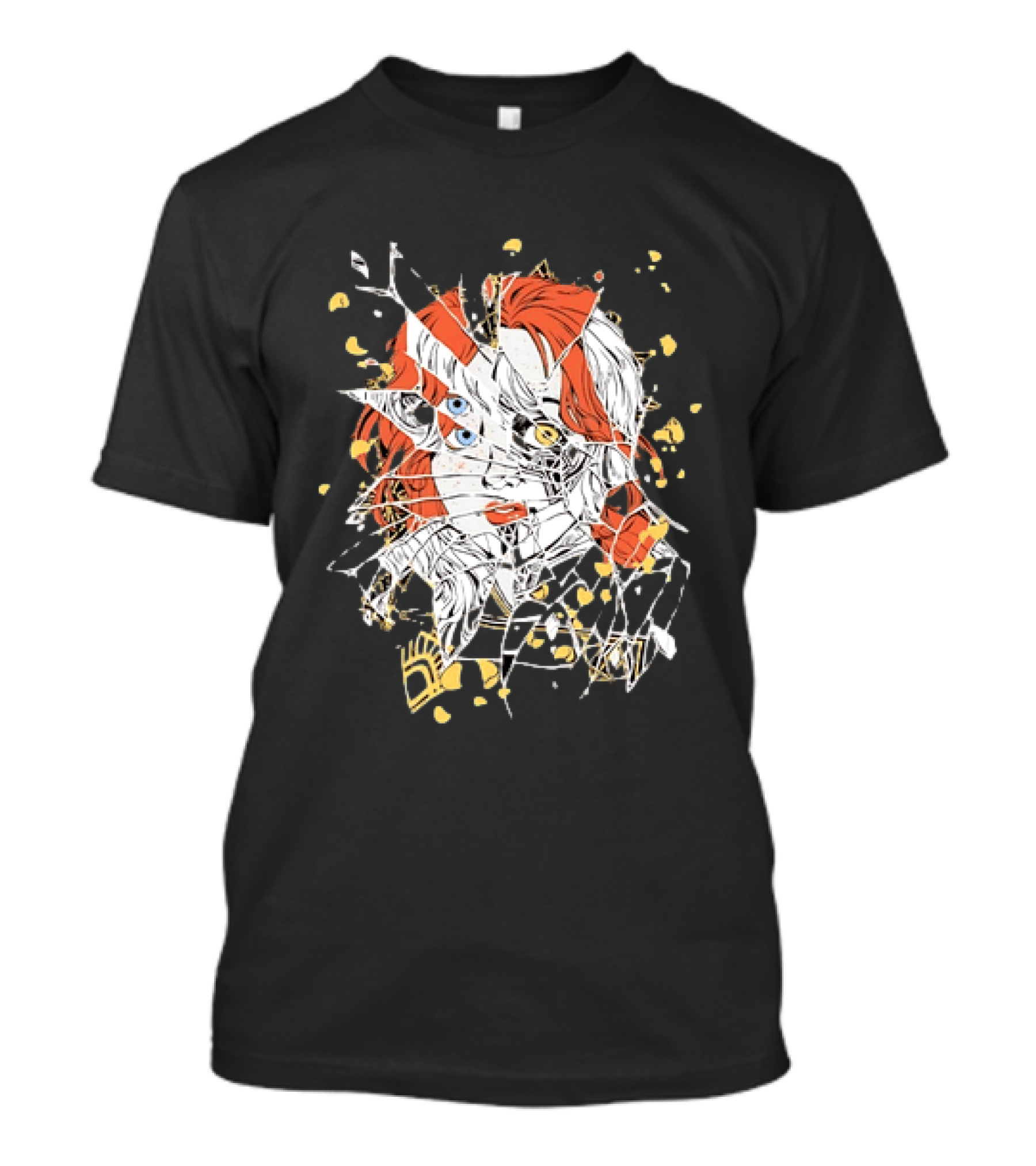 Chucky Shattered Glass Child's Play Horror T-Shirt