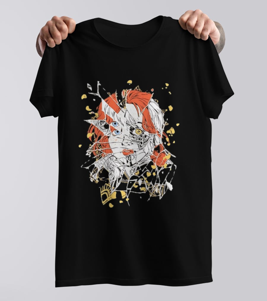 Chucky Shattered Glass Child's Play Horror T-Shirt