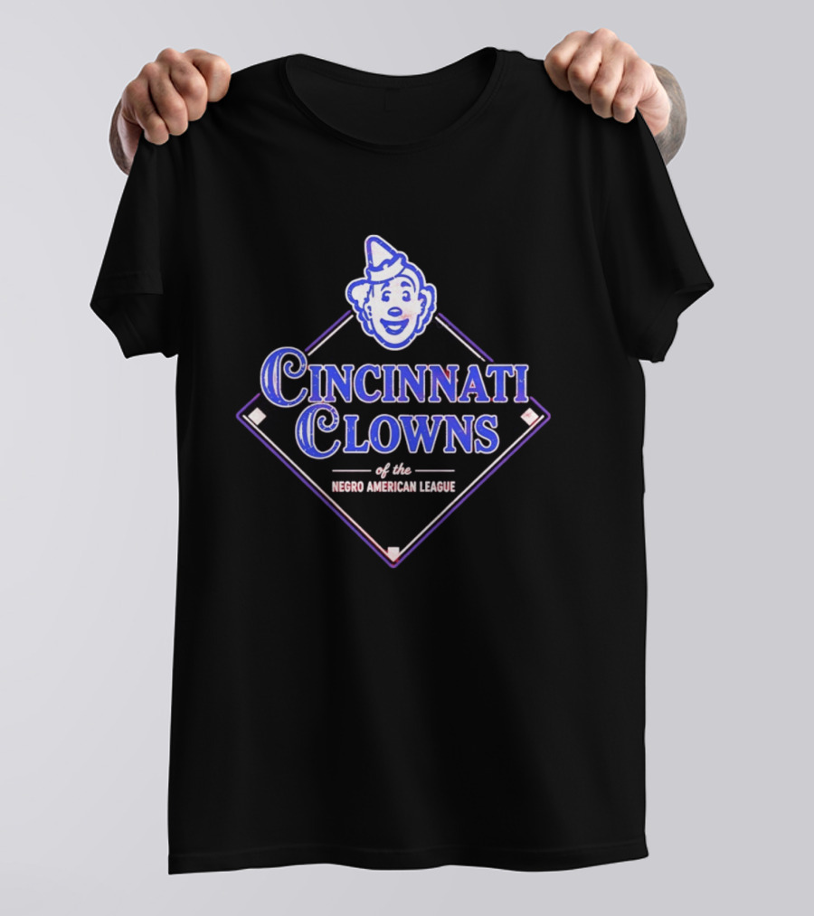 Cincinnati Clowns Negro American League Baseball Team T-Shirt