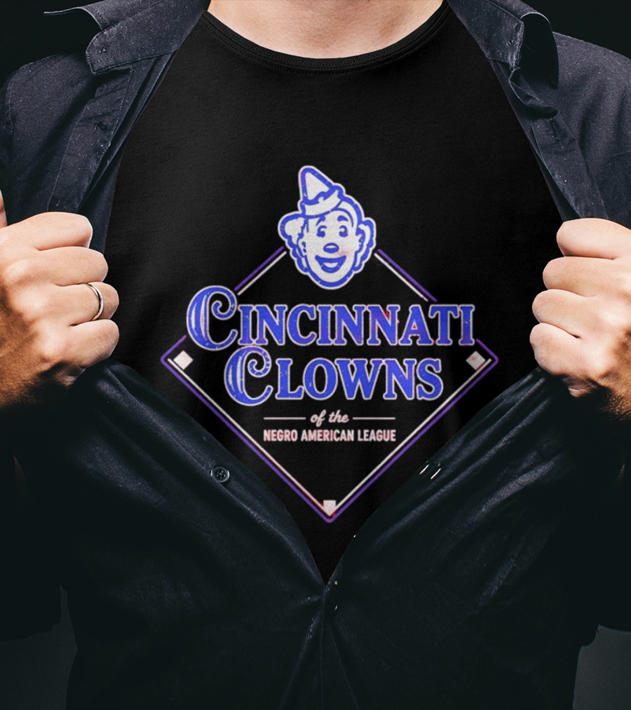 Cincinnati Clowns Negro American League Baseball Team T-Shirt