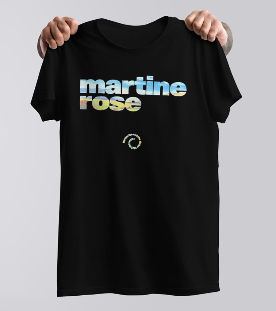 Martine Rose Autumn Winter 2021 Collection Sky Landscape Spiral T-Shirt