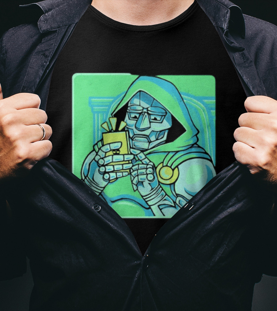 Doctor Doom Marvel Villain Doom Scroll Of Doom T-Shirt
