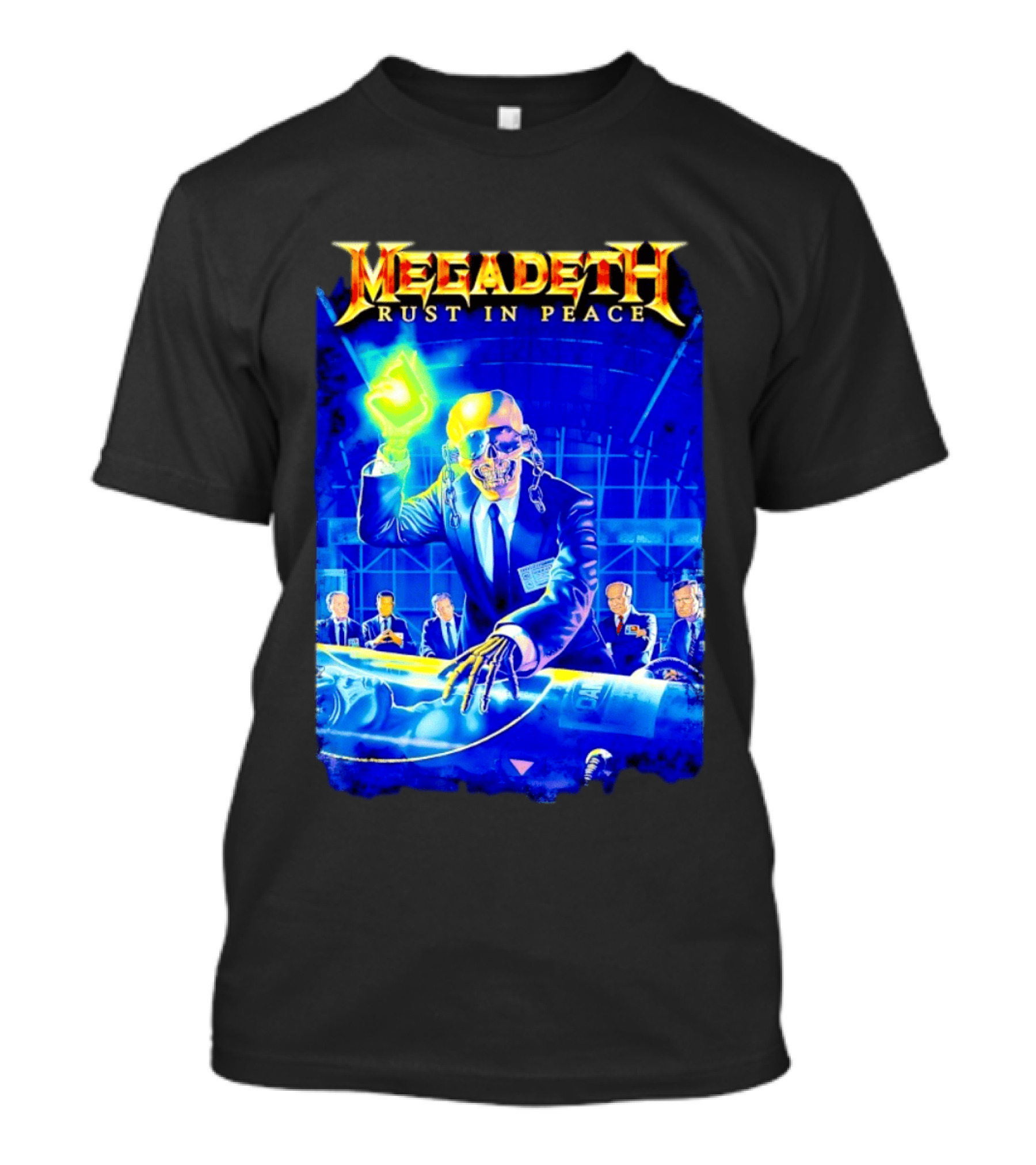 Megadeth Rust In Peace Vic Rattlehead Thrash Metal Classic Album T-Shirt