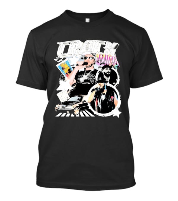CRACK AMICO Raleigh North Carolina Hip Hop T-Shirt