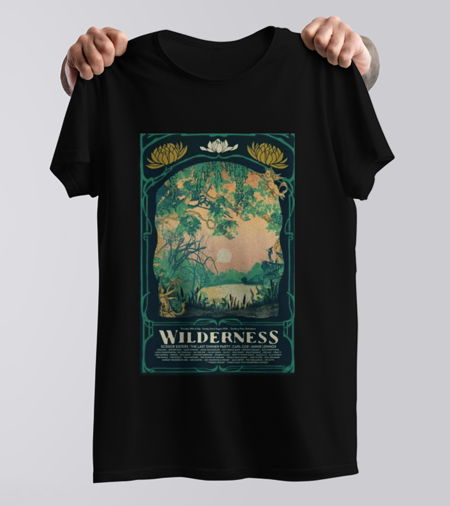 Wilderness Festival Aug 02 2026 Cornbury Park Oxfordshire Scissor Sisters The Last Dinner Party Carl Cox Annie Lennox T-Shirt
