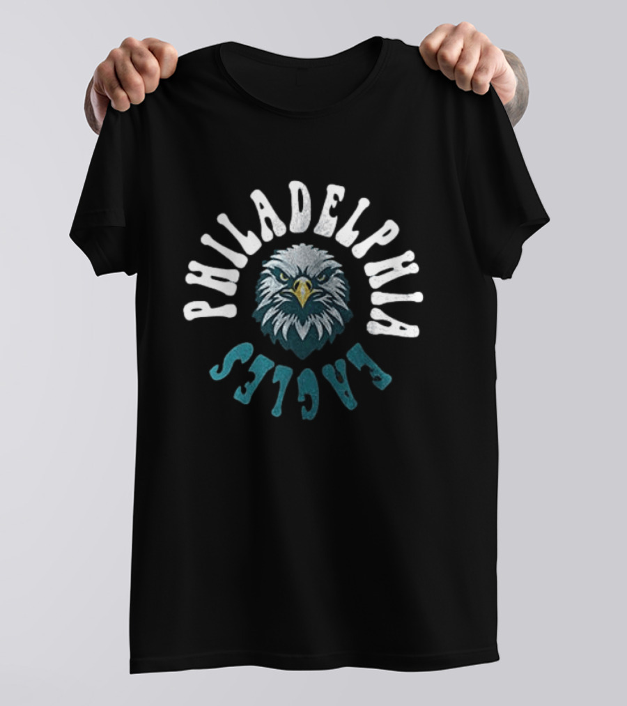 Philadelphia Eagles Yesterday Today Tomorrow Forever No Matter What Diamond Heart T-Shirt
