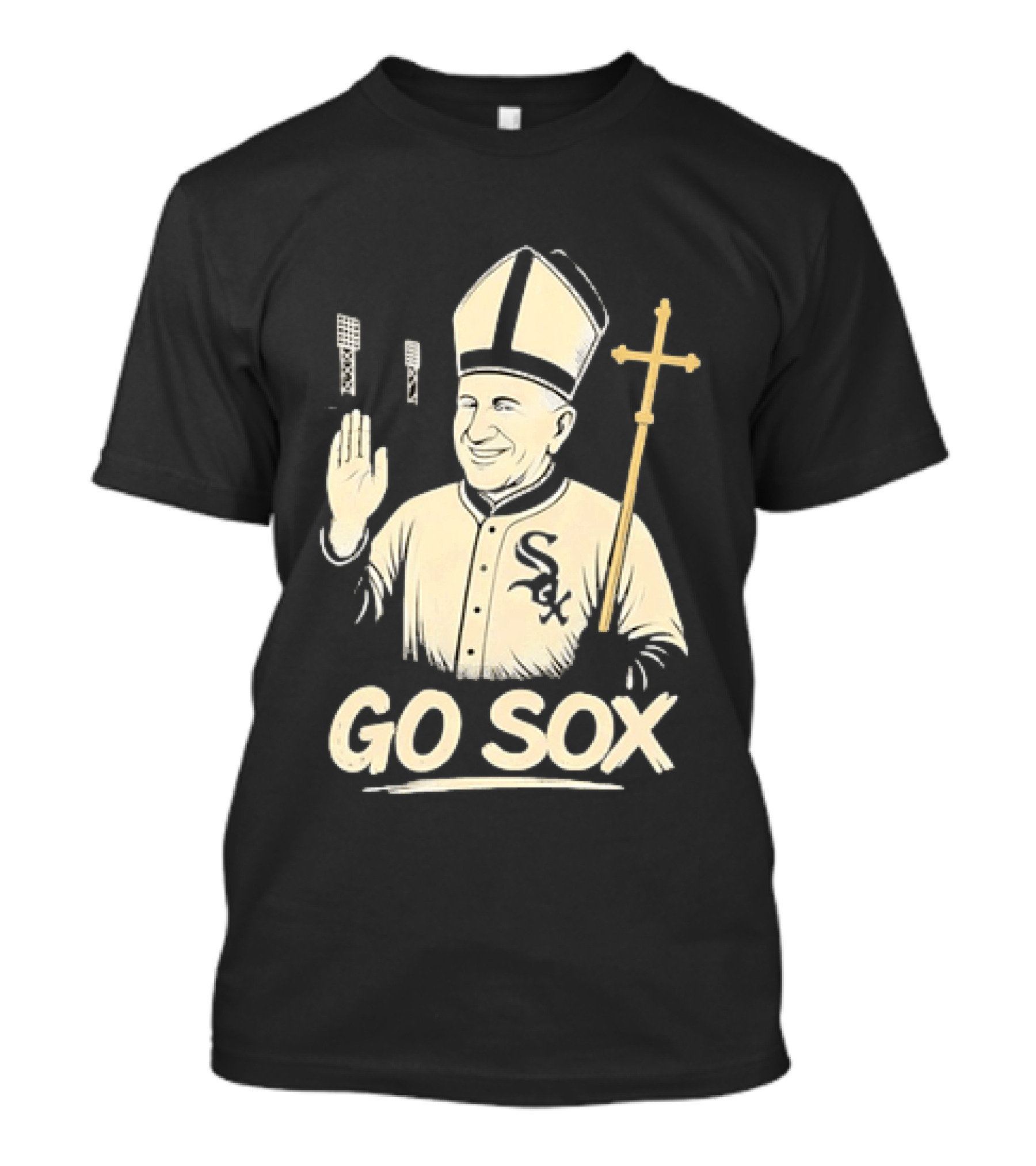 Pope Francis Go Sox Chicago White Sox MLB T-Shirt