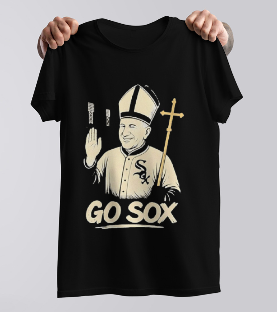 Pope Francis Go Sox Chicago White Sox MLB T-Shirt
