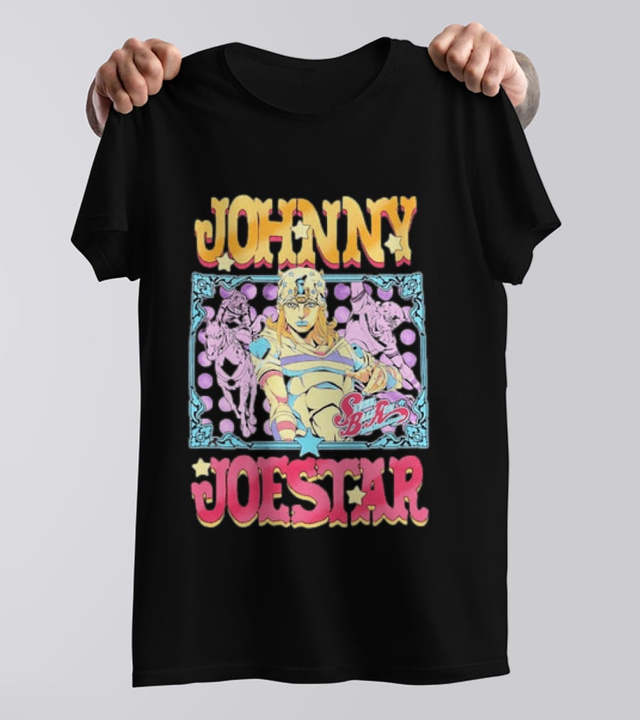 Johnny Joestar Steel Ball Run JoJo's Bizarre Adventure SBR Anime T-Shirt