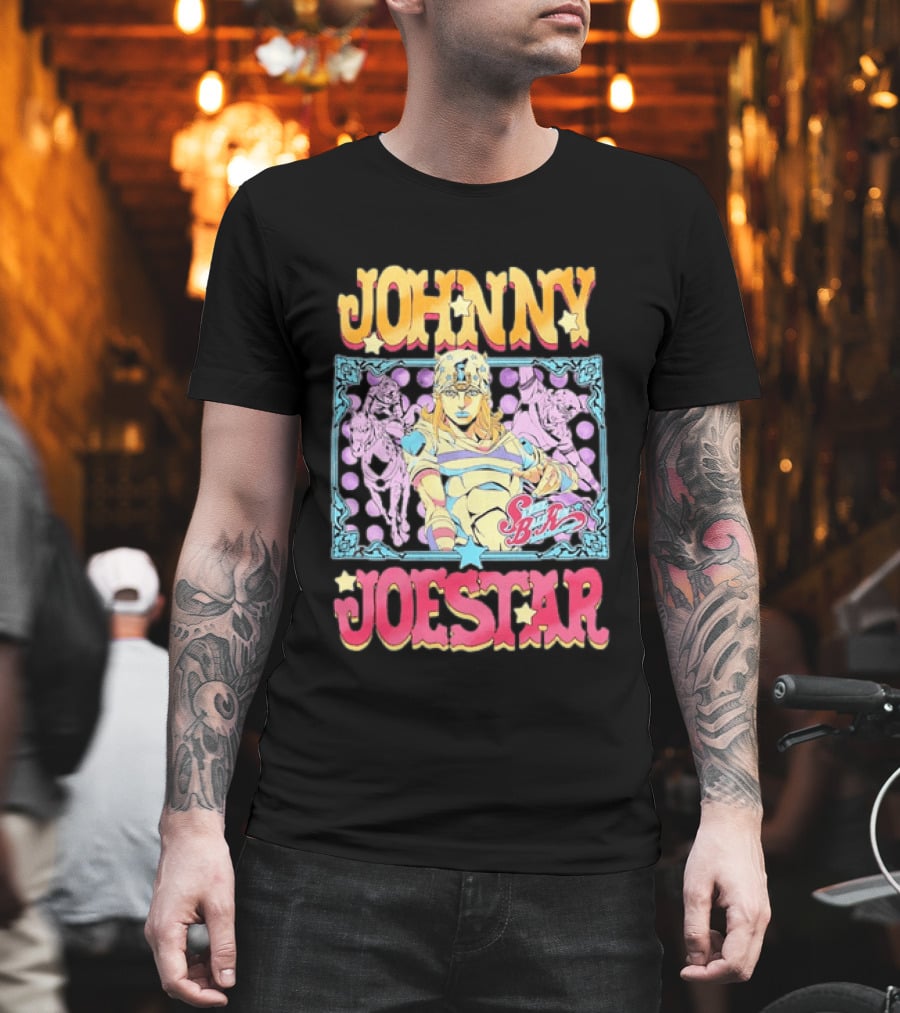 Johnny Joestar Steel Ball Run JoJo's Bizarre Adventure SBR Anime T-Shirt