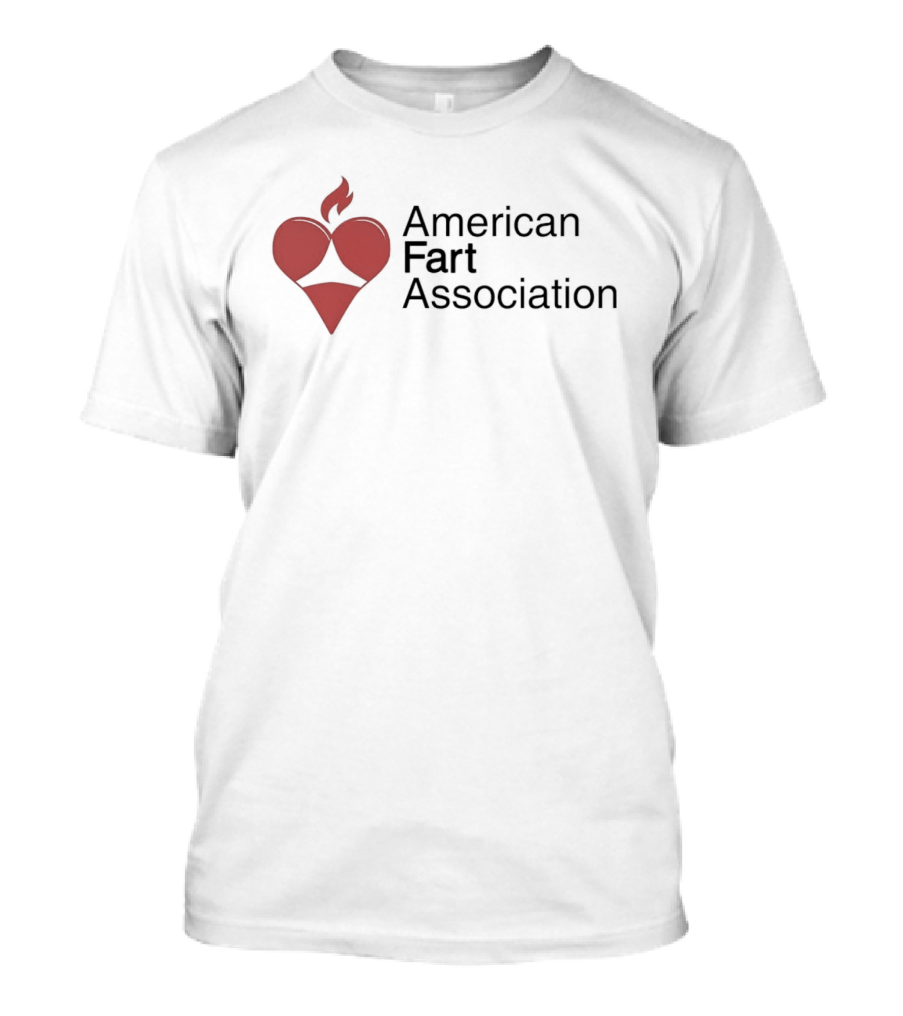 American Fart Association Heart Flame T-Shirt