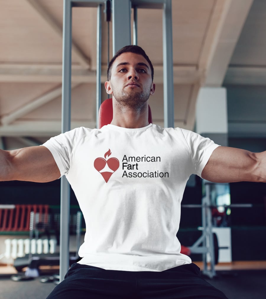 American Fart Association Heart Flame T-Shirt