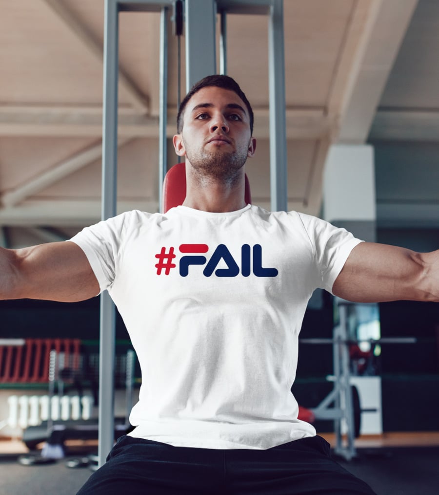 #FAIL Hashtag Bold Modern T-Shirt