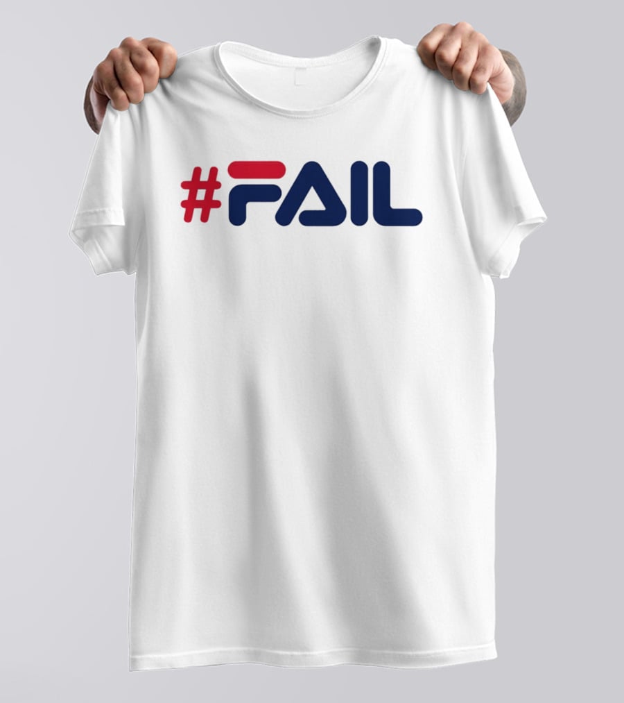 #FAIL Hashtag Bold Modern T-Shirt