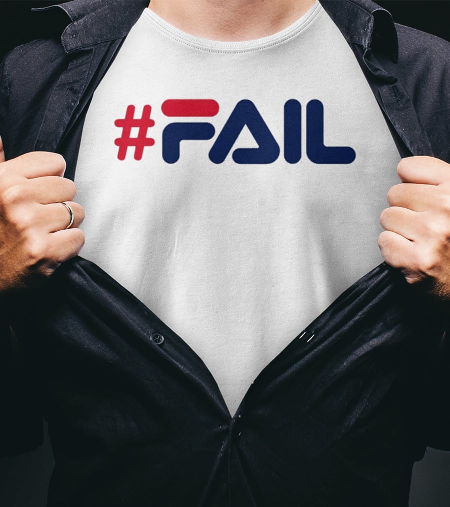 #FAIL Hashtag Bold Modern T-Shirt
