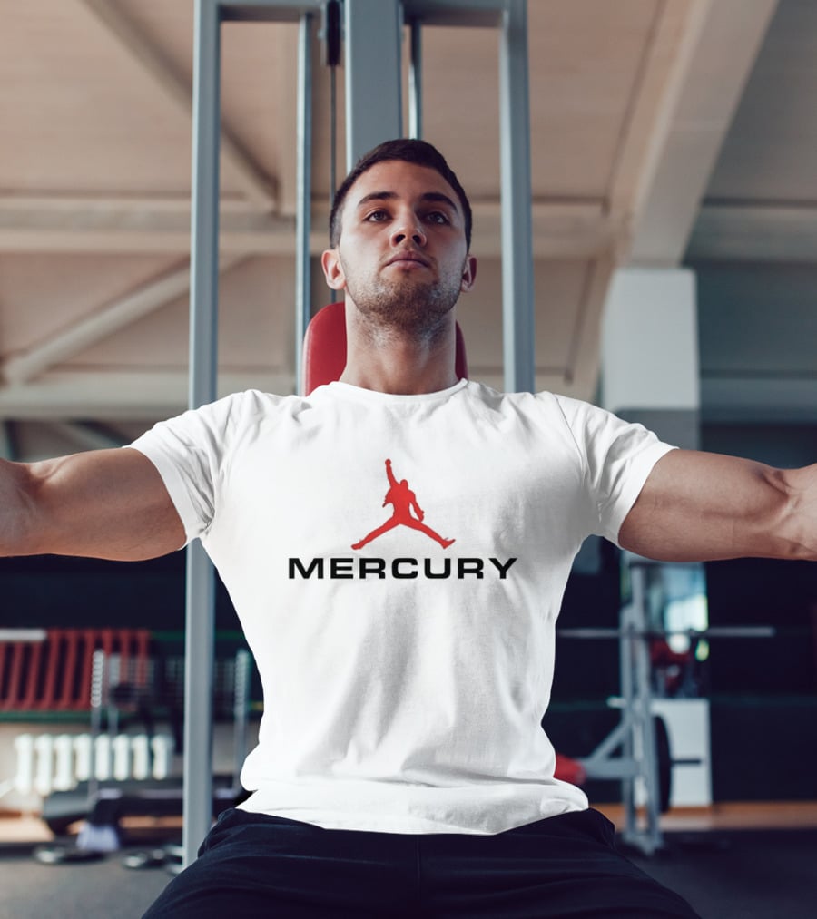 Freddie Mercury Jumpman Parody Queen Rock Music T-Shirt